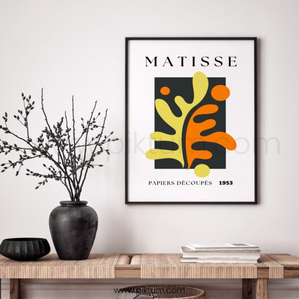 Modern Abstract Matisse Style Printable Wall Art