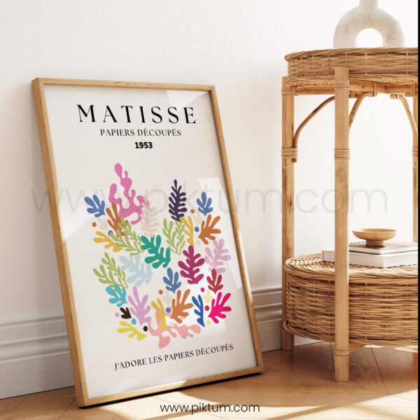 Vibrant Matisse InspirednPrintable Abstract Wall Art