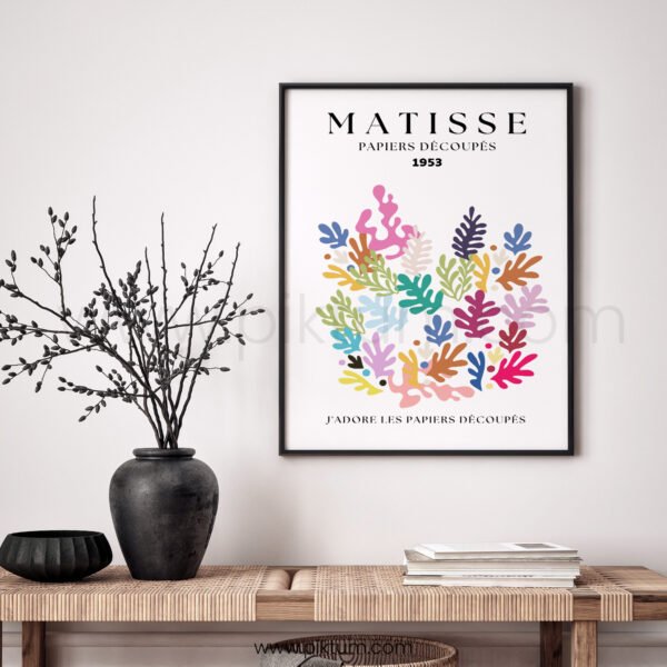 Vibrant Matisse InspirednPrintable Abstract Wall Art