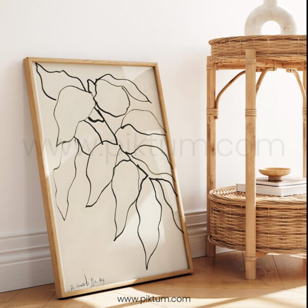 Minimalist Line Art Printable - Modern Wall Decor