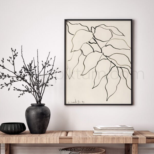Minimalist Line Art Printable - Modern Wall Decor