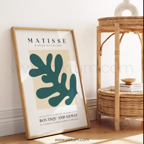 Modern Abstract Printable Wall Art - Matisse Inspired