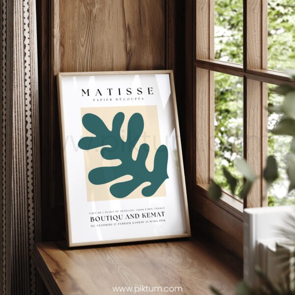 Modern Abstract Printable Wall Art - Matisse Inspired