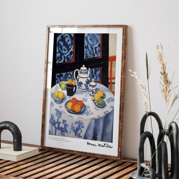 Modern Still Life Printable Wall Art - Matisse Inspired