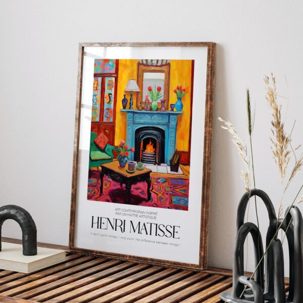 Vibrant Contemporary Printable Wall Art for Living Room Decor