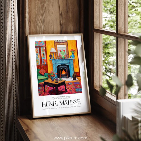 Vibrant Contemporary Printable Wall Art for Living Room Decor