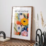 Colorful Matisse-Inspired Abstract Wall Art Print