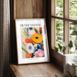 Colorful Matisse-Inspired Abstract Wall Art Print