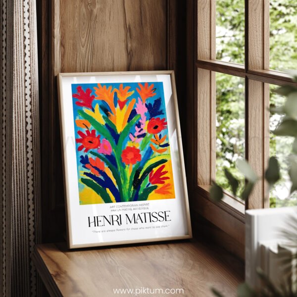 Vibrant Floral Printable Wall Art - Contemporary Home Decor