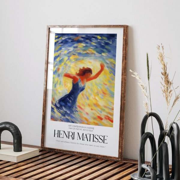 Vibrant Impressionist Printable Wall Art Inspired by Matisse