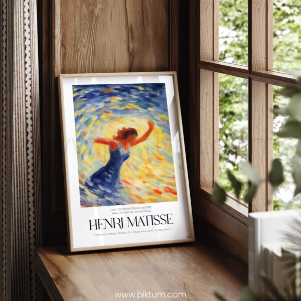 Vibrant Impressionist Printable Wall Art Inspired by Matisse