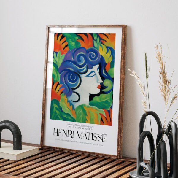 Printable Wall Art inspired by Henri Matisse - Vibrant Contemporary Art