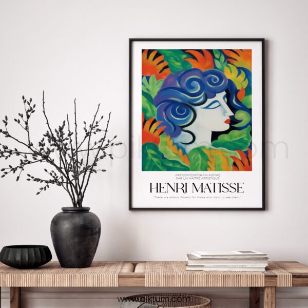 Printable Wall Art inspired by Henri Matisse - Vibrant Contemporary Art