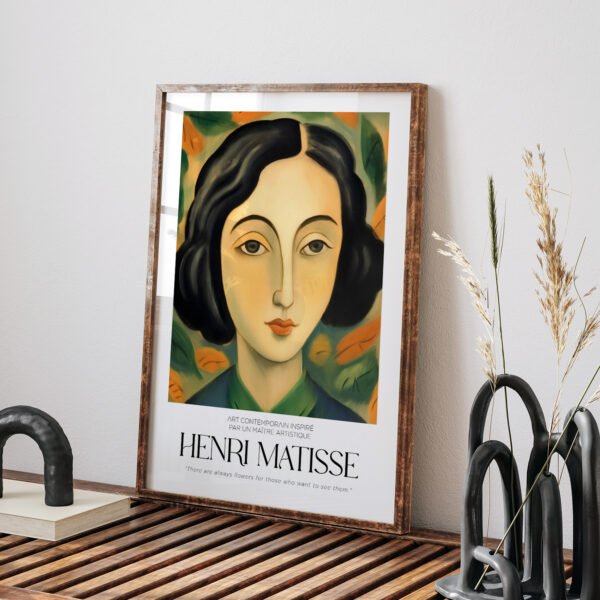 Colorful Modern Printable Wall Art by Matisse