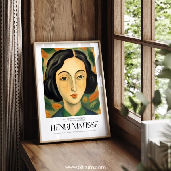 Colorful Modern Printable Wall Art by Matisse