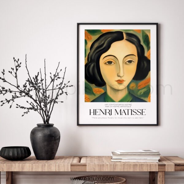 Colorful Modern Printable Wall Art by Matisse