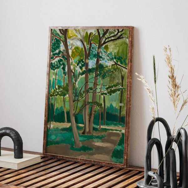 Impressionist Forest Printable Wall Art - Enhance Your Living Space