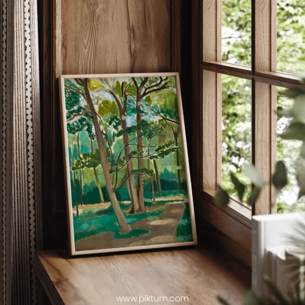 Impressionist Forest Printable Wall Art - Enhance Your Living Space