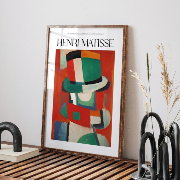 Henri Matisse Inspired Abstract Printable Wall Art