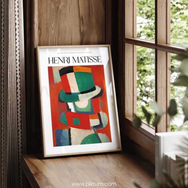Henri Matisse Inspired Abstract Printable Wall Art