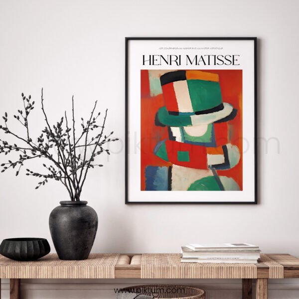 Henri Matisse Inspired Abstract Printable Wall Art