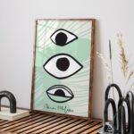 Unique Minimalist Eye Art - Printable Wall Art