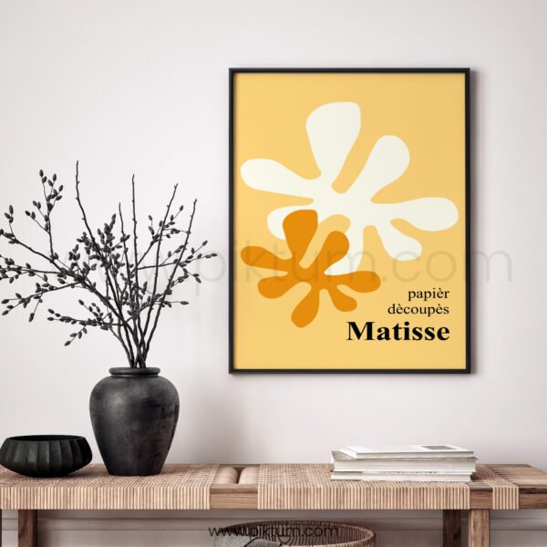 Modern Matisse Inspired Abstract Printable Wall Art