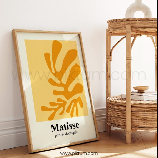 Vibrant Abstract Printable Wall Art - Matisse Inspired