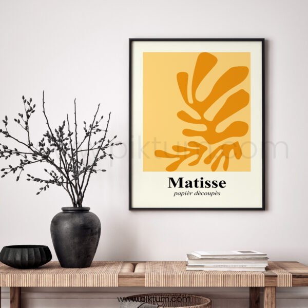 Vibrant Abstract Printable Wall Art - Matisse Inspired