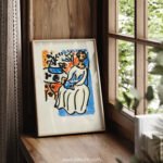 Vibrant Abstract Expressionism Printable Wall Art