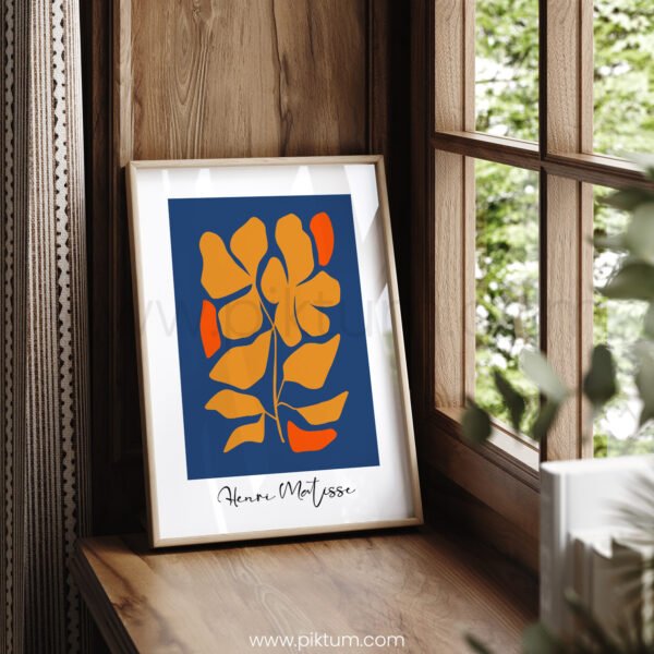 Vibrant Abstract Printable Wall Art | Modern Matisse-Inspired Design