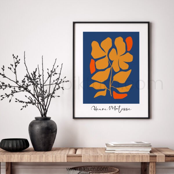 Vibrant Abstract Printable Wall Art | Modern Matisse-Inspired Design
