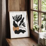 Minimalist Botanical Printable Wall Art for Modern Decor