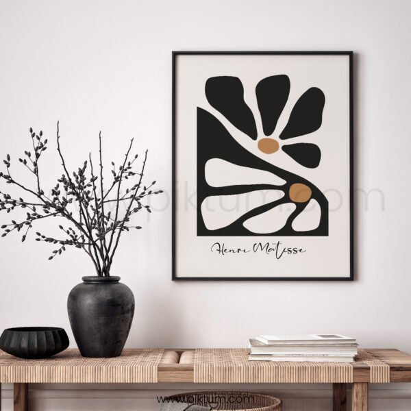 Abstract Printable Wall Art Inspired by Henri Matisse