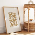 Modern Abstract Birds Printable Wall Art