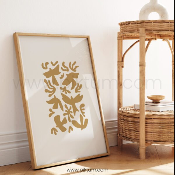 Modern Abstract Birds Printable Wall Art