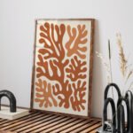 Abstract Earth Tones Printable Wall Art for Modern Living Room Decor