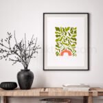 Minimalist Green Botanical Printable Wall Art