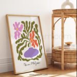 Printable Wall Art | Modern Abstract Floral Design