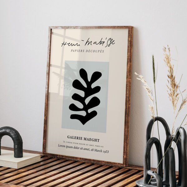 Modern Abstract Printable Wall Art - Henri Matisse Style