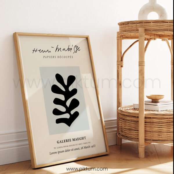 Modern Abstract Printable Wall Art - Henri Matisse Style