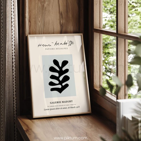 Modern Abstract Printable Wall Art - Henri Matisse Style