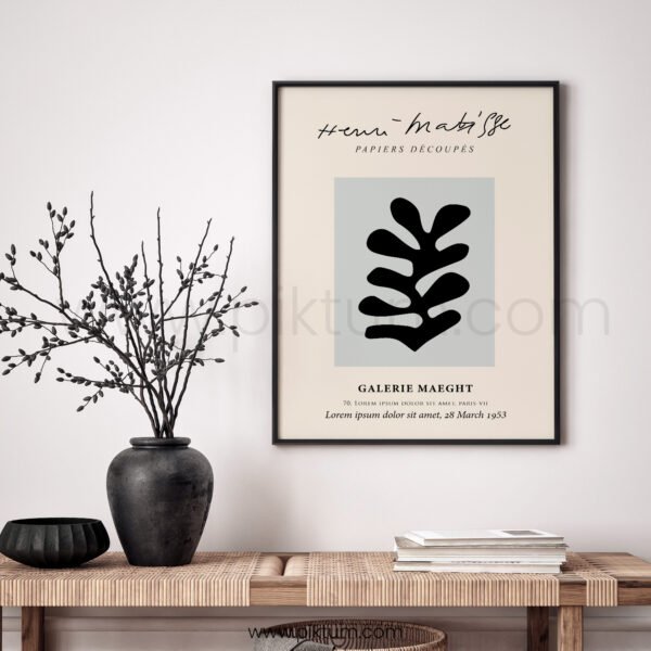 Modern Abstract Printable Wall Art - Henri Matisse Style