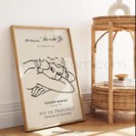 Minimalist Line Drawing Art Print - An Elegant Touch for Your Living Space
