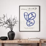 Abstract Line Art Faces Printable Wall Art - Modern Decor