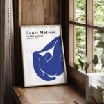 Henri Matisse Inspired Blue Nude Art Printable