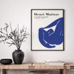 Henri Matisse Inspired Blue Nude Art Printable
