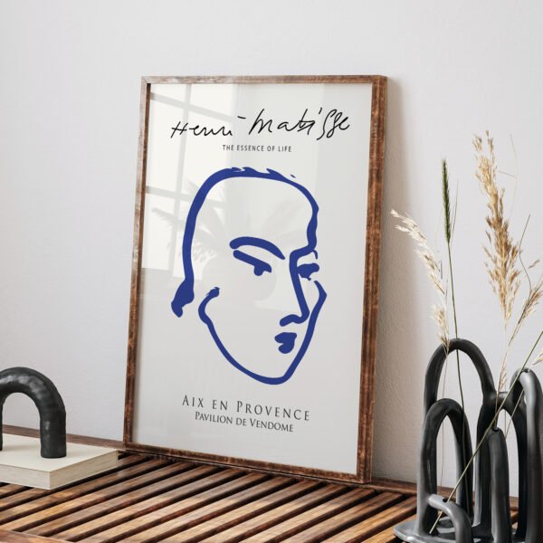 Modern Minimalist Portrait - Printable Wall Art