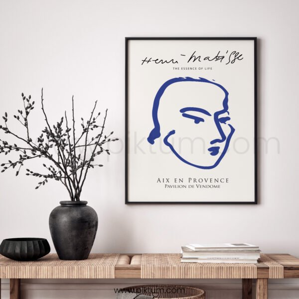 Modern Minimalist Portrait - Printable Wall Art