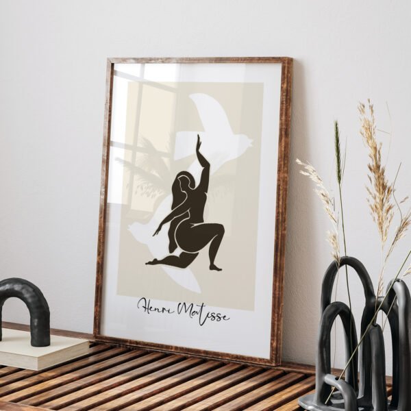 Modern Minimalist Matisse Style Printable Wall Art